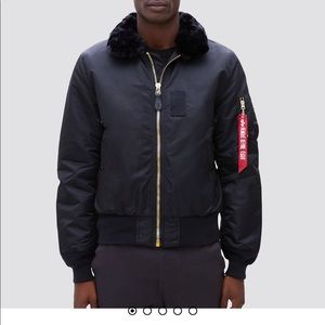 b15 slim fit flight jacket